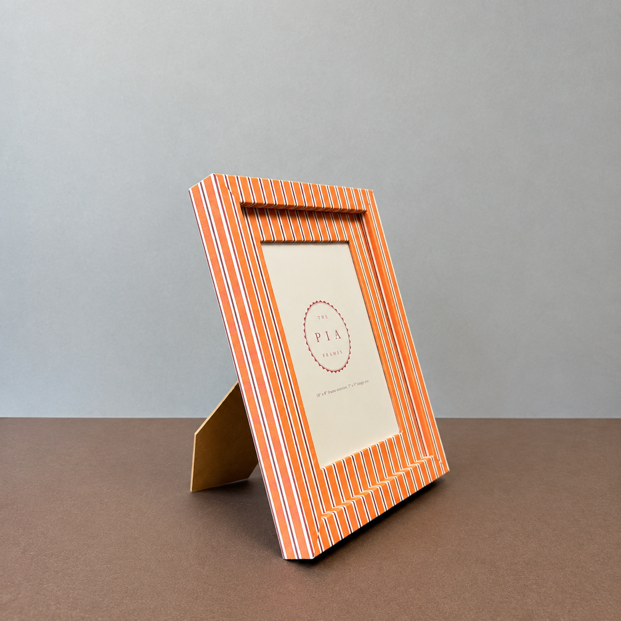 Frame | Tangerine & Burgundy Seaside Stripe