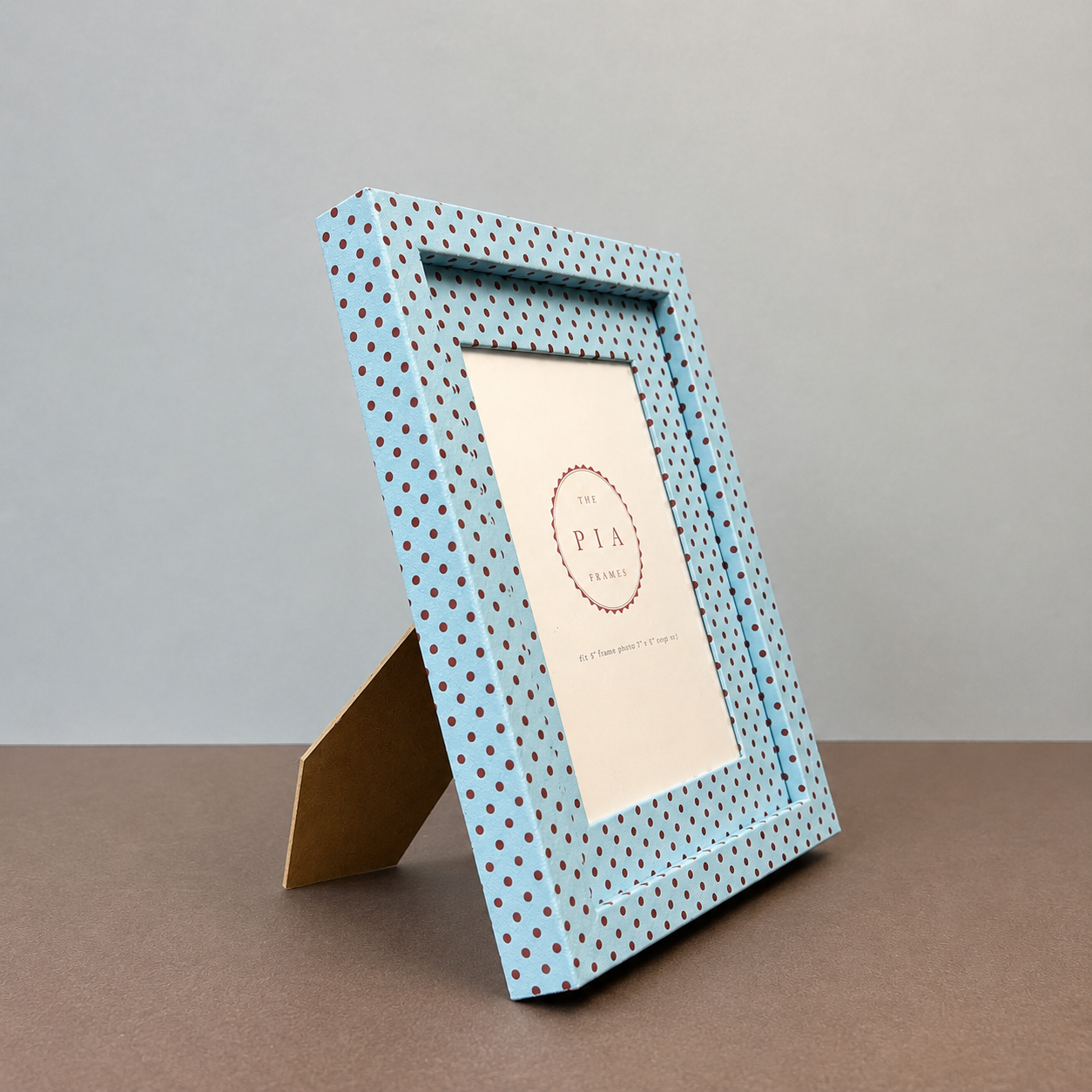 Frame | Blue & Burgundy Pembroke Dot