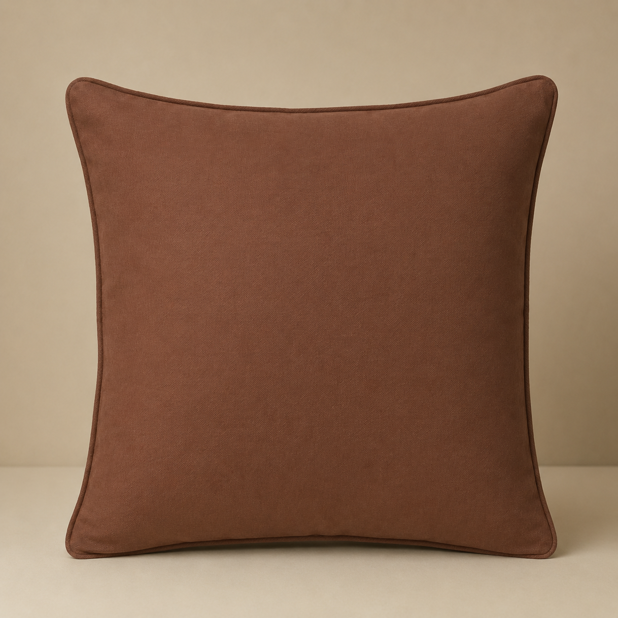 Cushion Laura Cinnamon & Sand