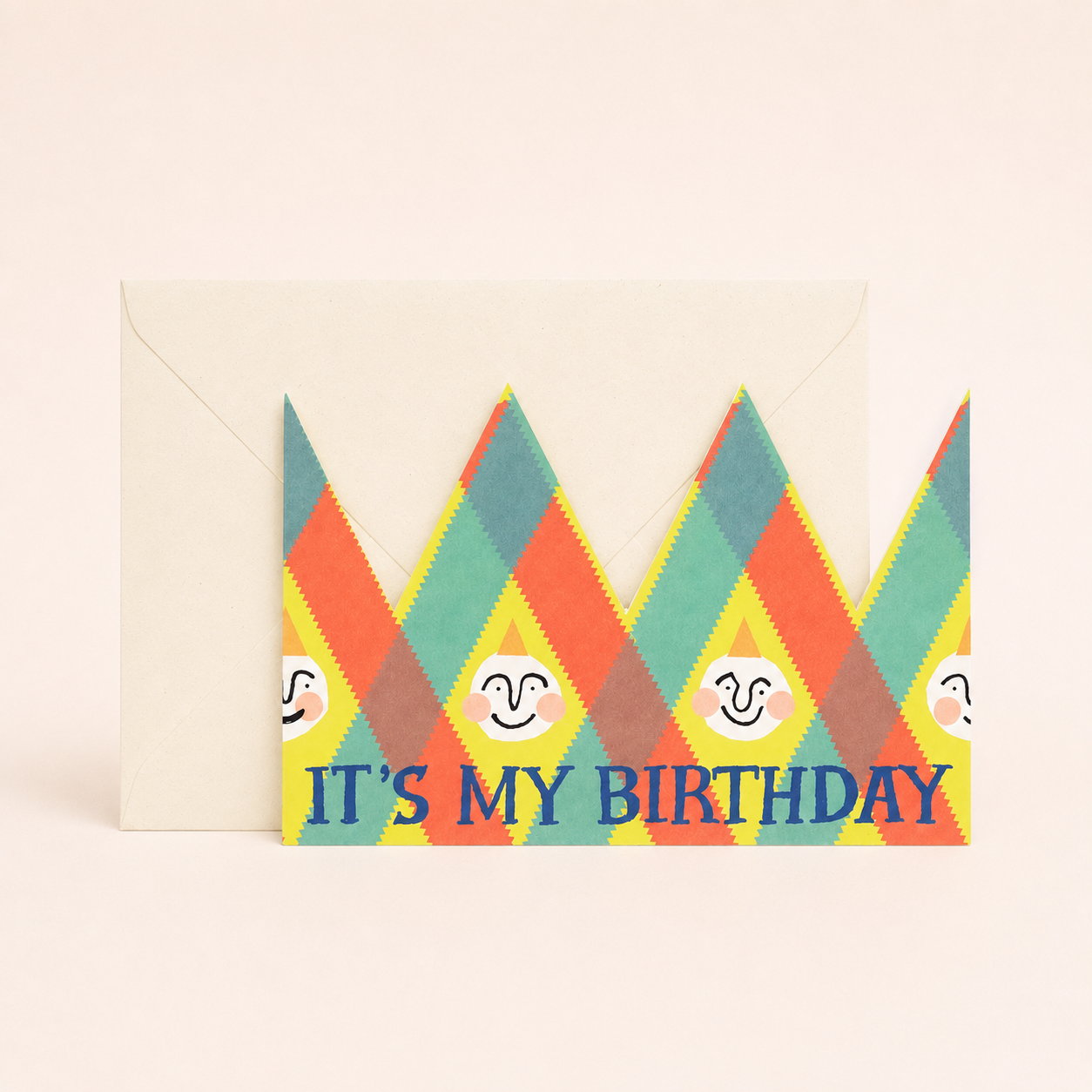 It's My Birthday Party Hat Card