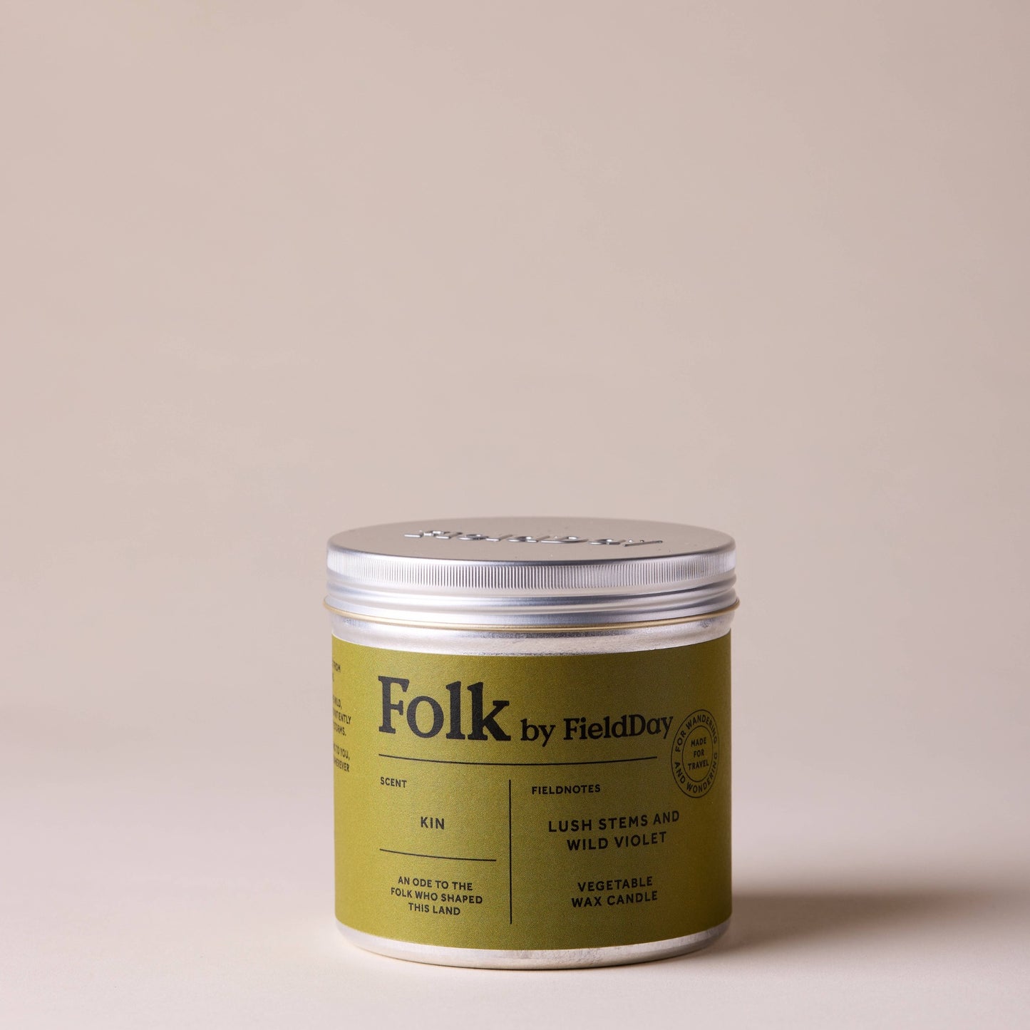 Kin Folk Tin Candle